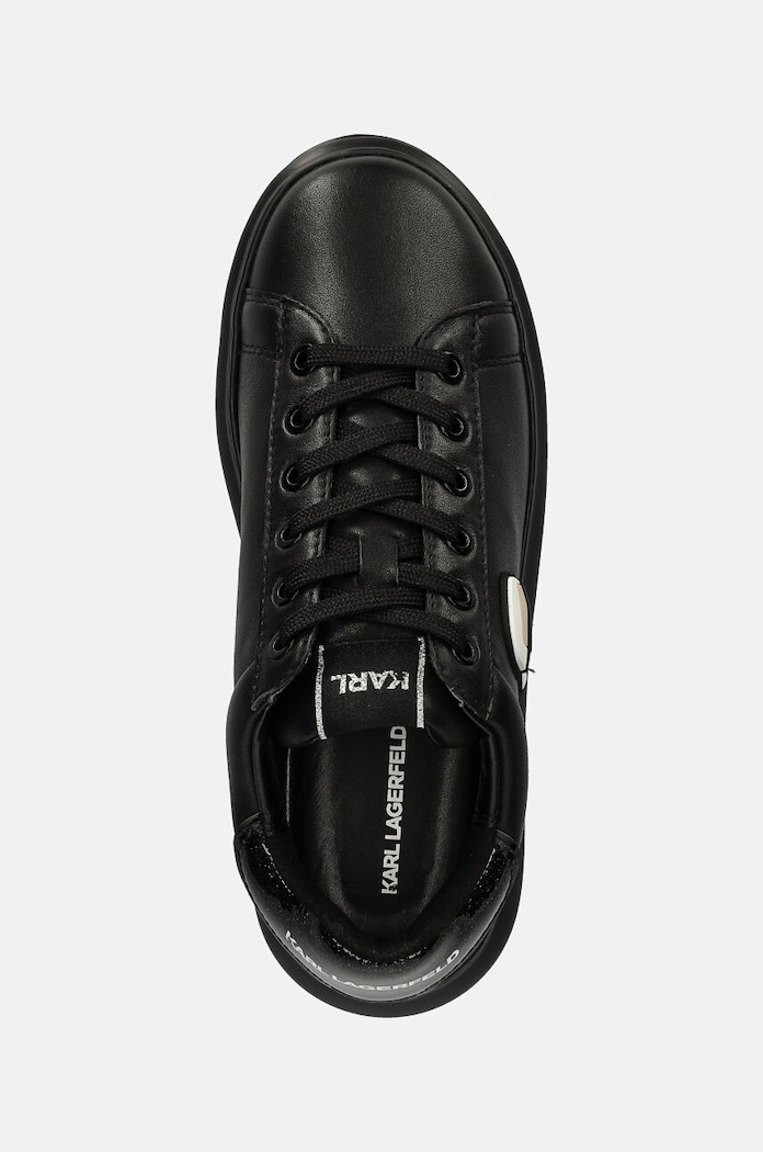Karl Lagerfeld sneakersy skórzane KAPRI czarny KL62530N.00X
