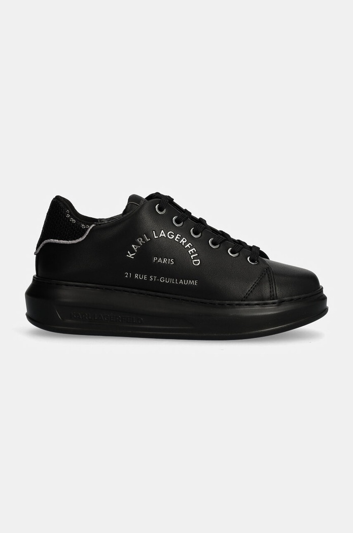 Karl Lagerfeld sneakers din piele KAPRI KL62538F.00X negru AW24