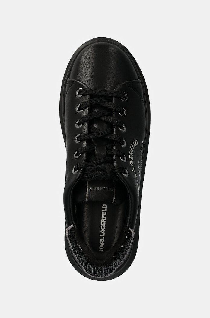 Karl Lagerfeld sneakers din piele KAPRI negru KL62538F.00X