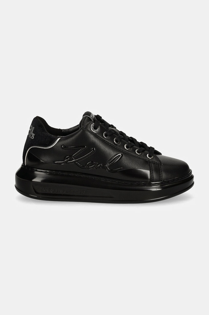Kožené tenisky Karl Lagerfeld KAPRI KL62548F.00X čierna AW24