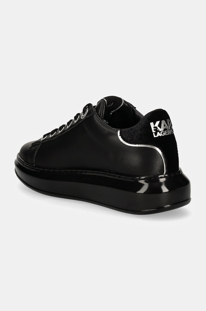 Obuv Kožené tenisky Karl Lagerfeld KAPRI KL62548F.00X čierna