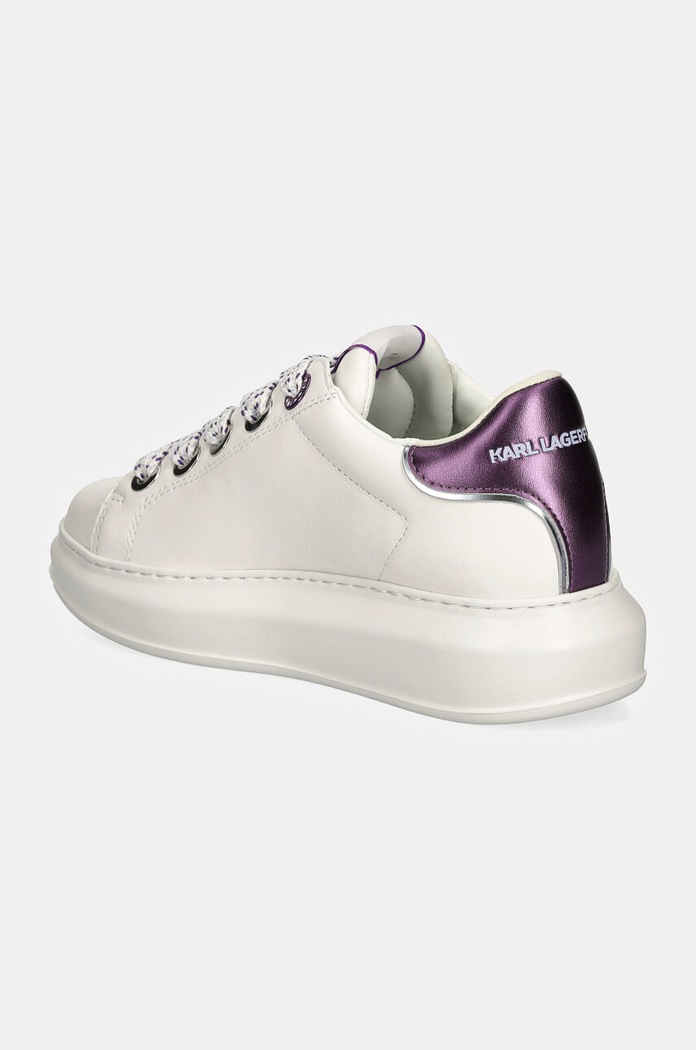 Παπούτσια Δερμάτινα sneakers Karl Lagerfeld KAPRI KL62574F.01R λευκό