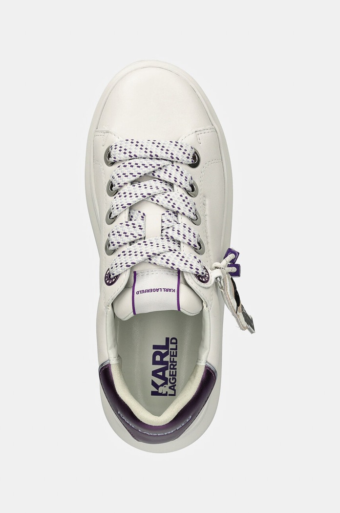 Δερμάτινα sneakers Karl Lagerfeld KAPRI λευκό KL62574F.01R