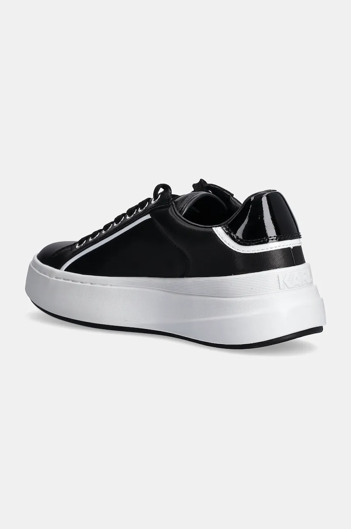 Obuwie Karl Lagerfeld sneakersy skórzane KRONOS KL64020.000 czarny