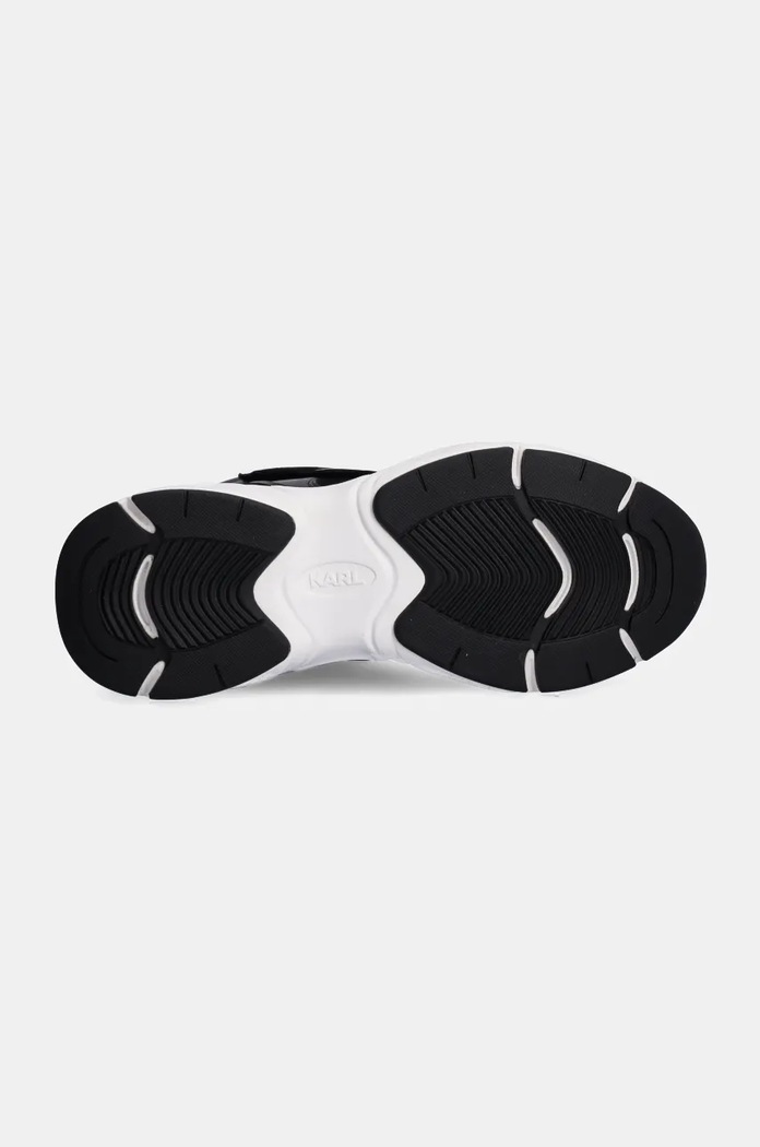 Kožené tenisky Karl Lagerfeld KOMET WEDGE Karl Lagerfeld černá KL65734.400