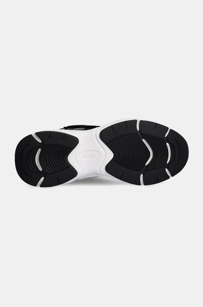 Kožené tenisky Karl Lagerfeld KOMET WEDGE Karl Lagerfeld černá KL65734.400