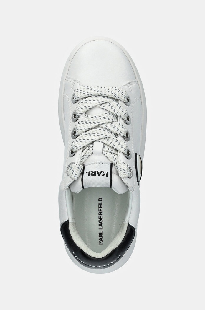 Karl Lagerfeld sneakersy skórzane KAPRI biały KL67530.011