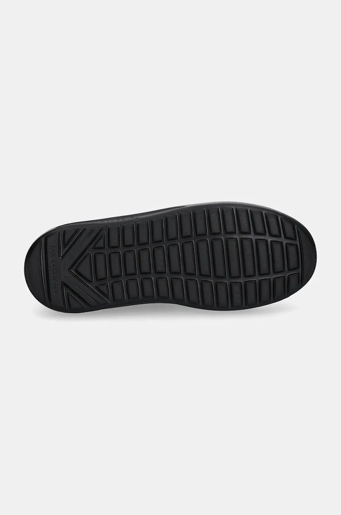 Kožené kotníkové boty Karl Lagerfeld KAPRI LUG KL67564.00X černá