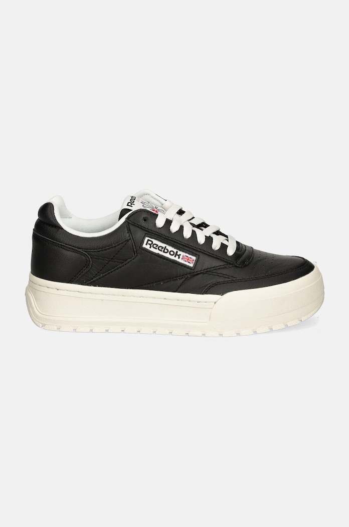 Δερμάτινα sneakers Reebok Classic Club C Megacourt 100201239 μαύρο AW24