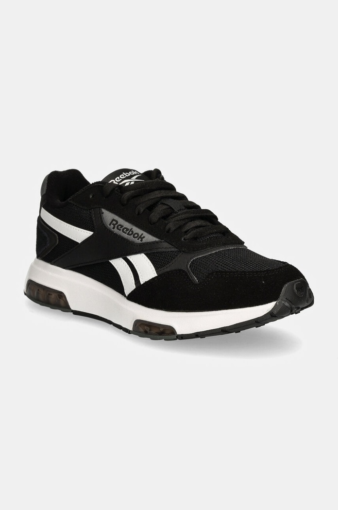 Reebok Classic sneakers Glide Dmx piele întoarsă negru 100201257