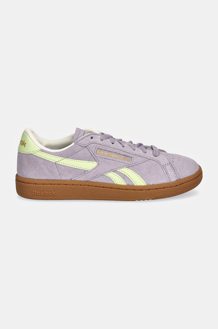 Σουέτ sneakers Reebok Classic Club C Grounds Uk 100207963 μωβ AW24