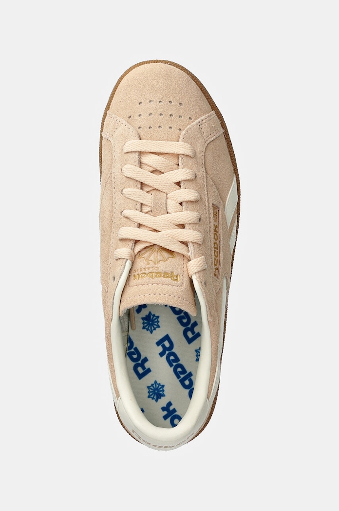 Tenisice od brušene kože Reebok Classic Club C Grounds Uk narančasta 100208146