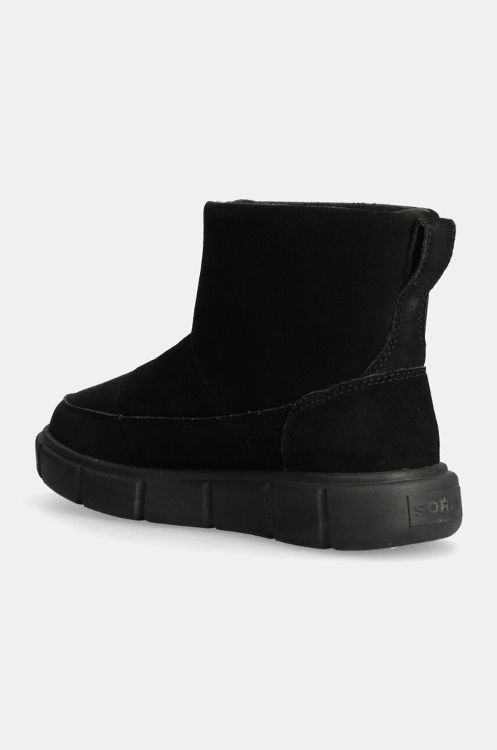 Obuwie Sorel śniegowce zamszowe SOREL EXPLORER III SLIP 2077971010 czarny