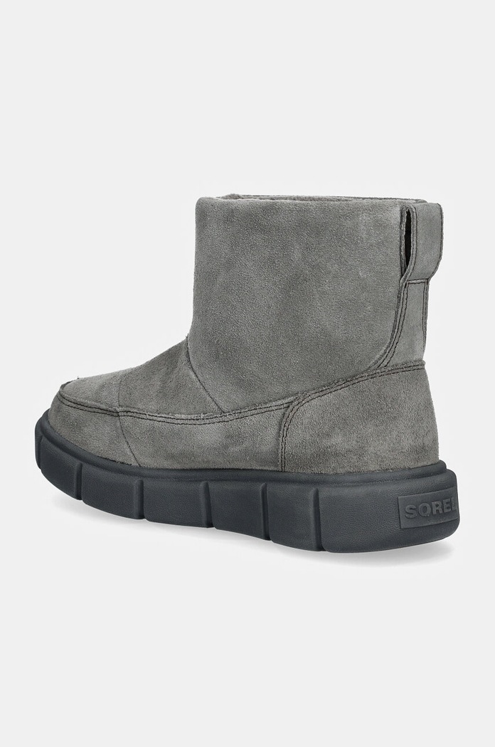 Încălțăminte Sorel cizme de zapada din piele intoarsa SOREL EXPLORER III SLIP 2077971052 gri