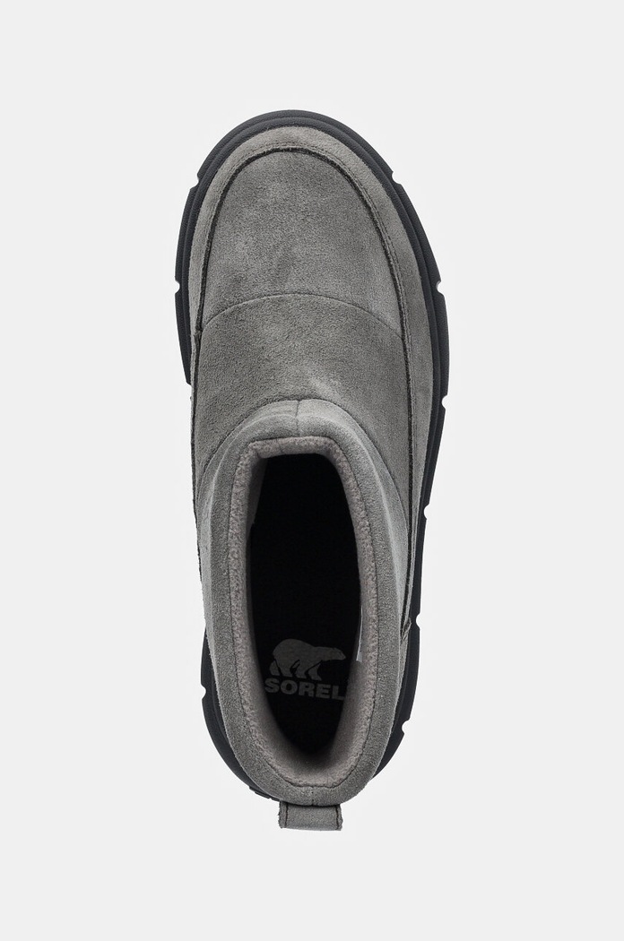 Sorel cizme de zapada din piele intoarsa SOREL EXPLORER III SLIP gri 2077971052