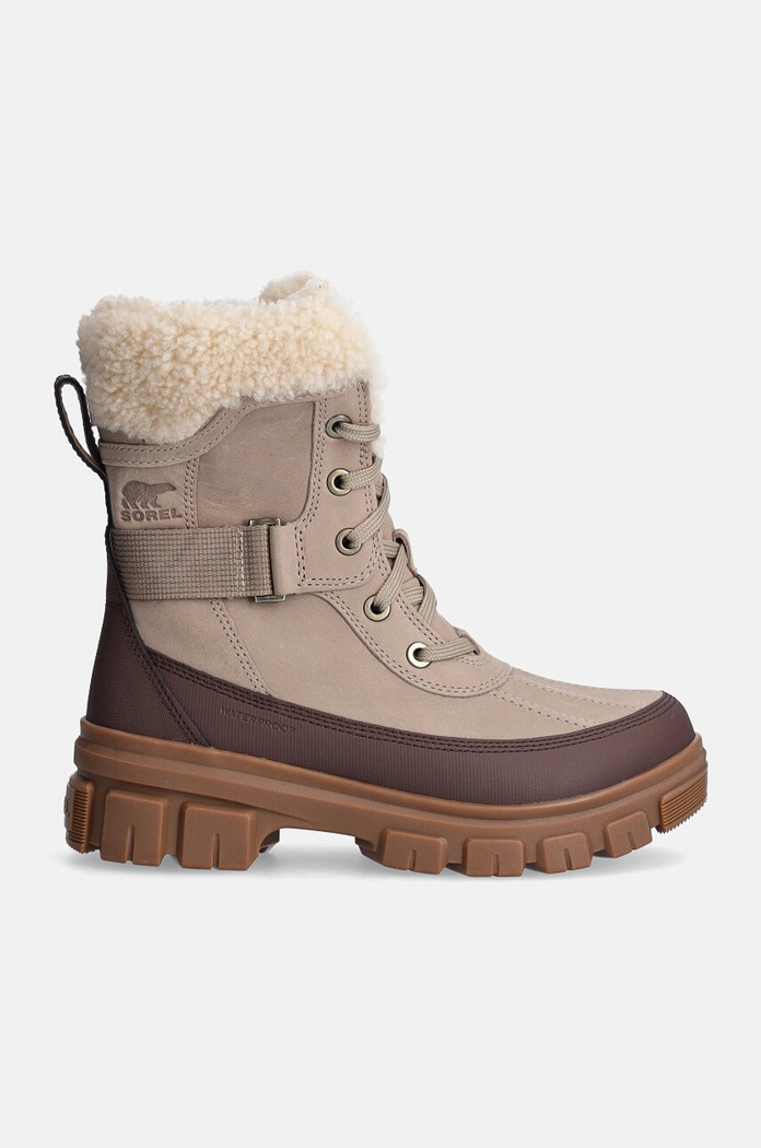 Sorel bocanci de piele TORINO V PARC WP OUTDRY 2106721264 bej AW25