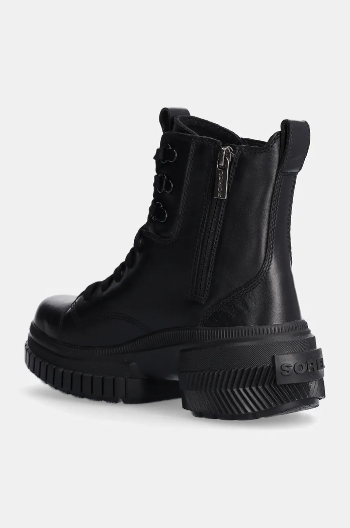 Boty Kožené workery Sorel ONA AVE BOOT LACE WP 2102151010 černá
