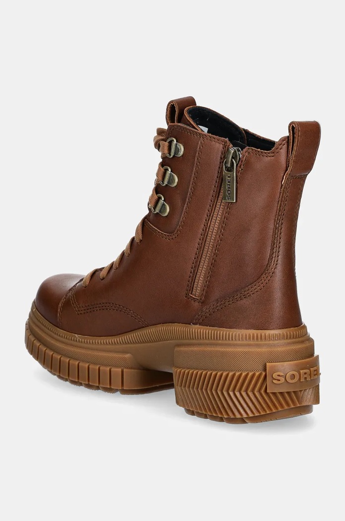 Παπούτσια Δερμάτινα workers Sorel ONA AVE BOOT LACE WP 2102151242 καφέ