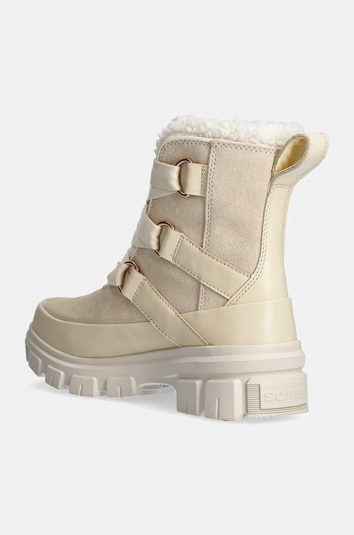 Обувки Кожени боти Sorel TORINO V RESORT WP OUTDR 2106711292 бежов
