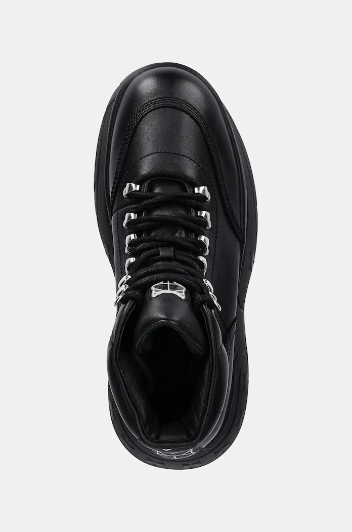 Naked Wolfe bőr cipő Spike fekete Spike.Black