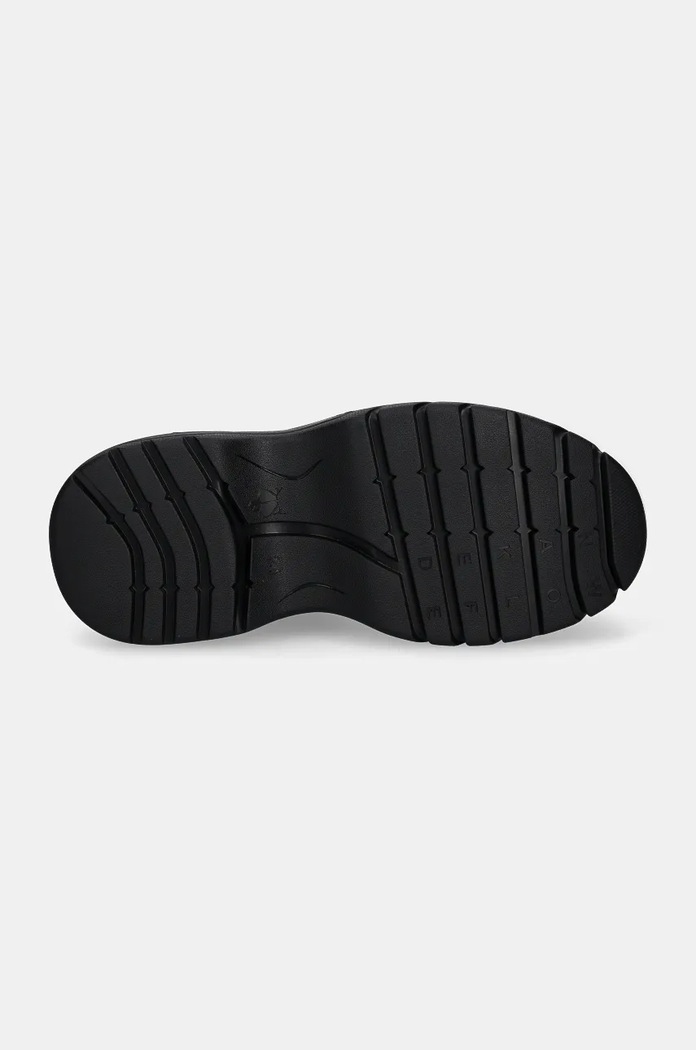 Naked Wolfe bőr cipő Spike Spike.Black fekete