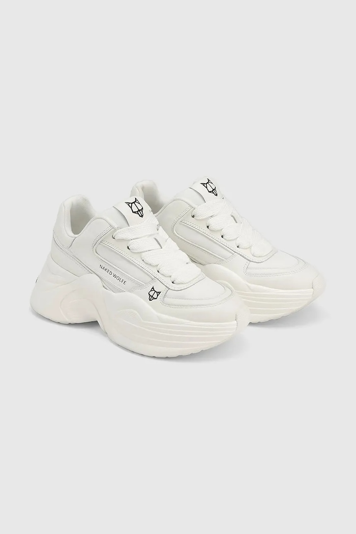 Naked Wolfe sneakers Temple Temple.White alb SS26