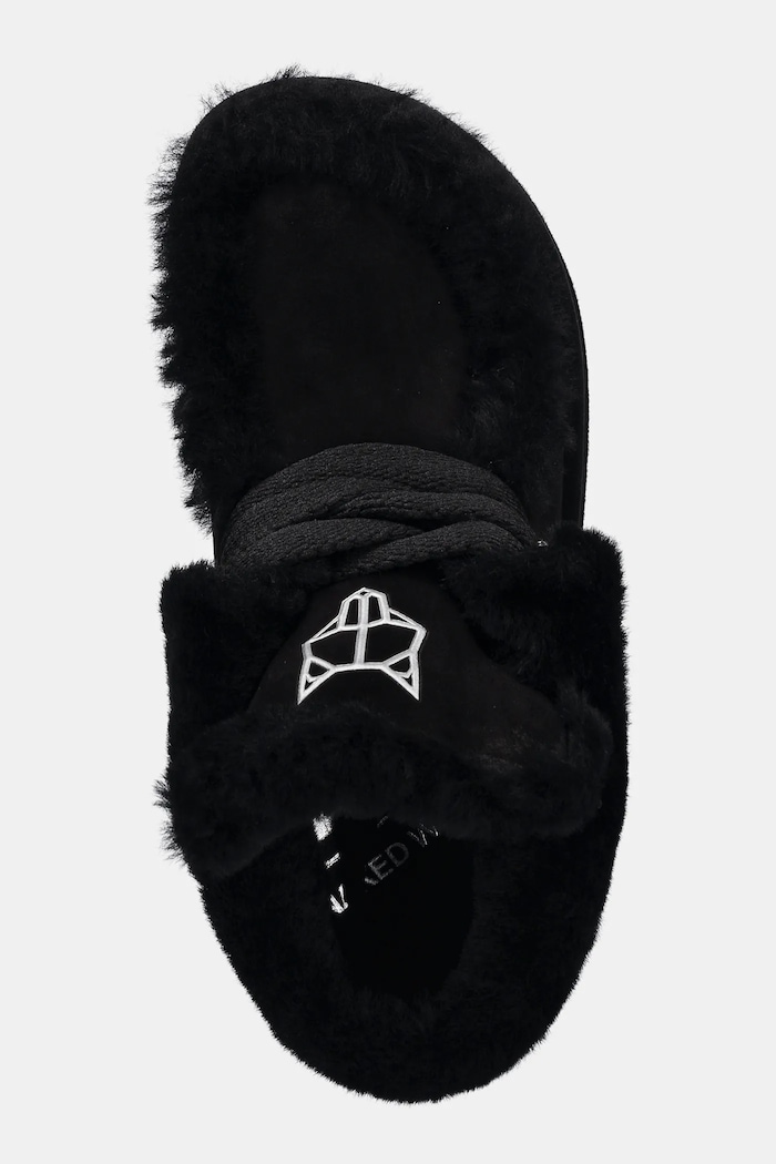 Semišové sněhule Naked Wolfe Bambi černá Bambi.Black