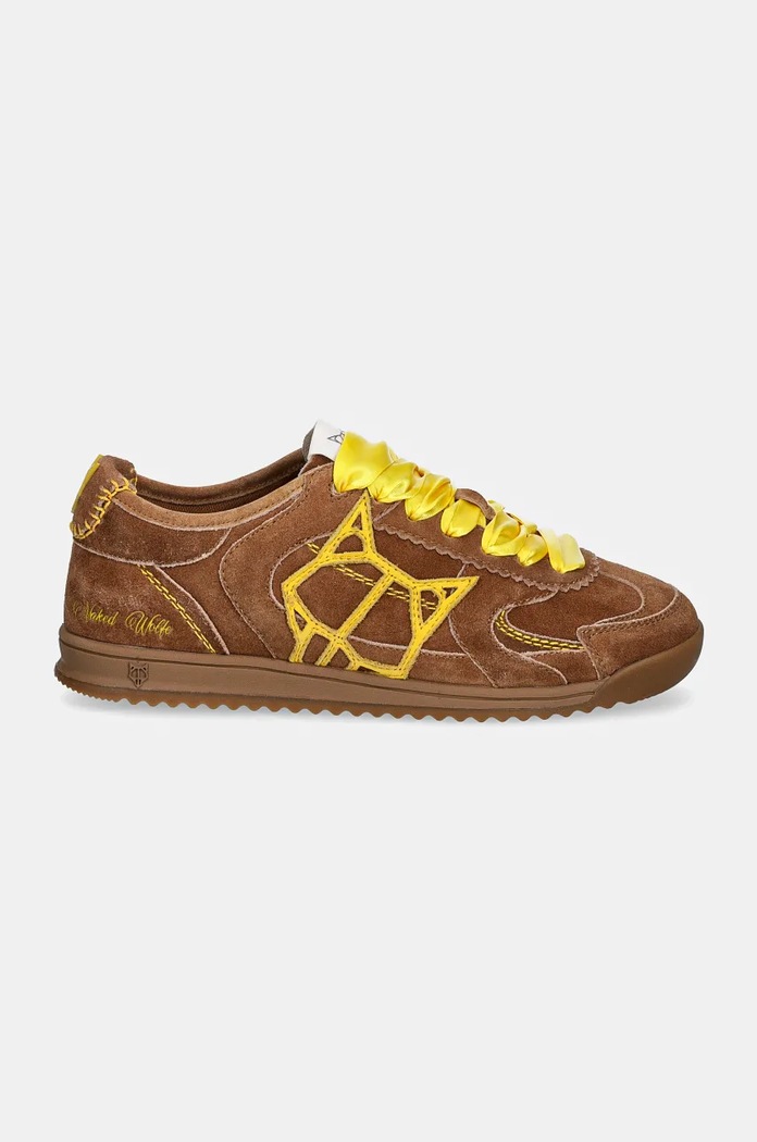 Naked Wolfe Sneakers din piele intoarsă Exposure Exposure.Tan bej AW24