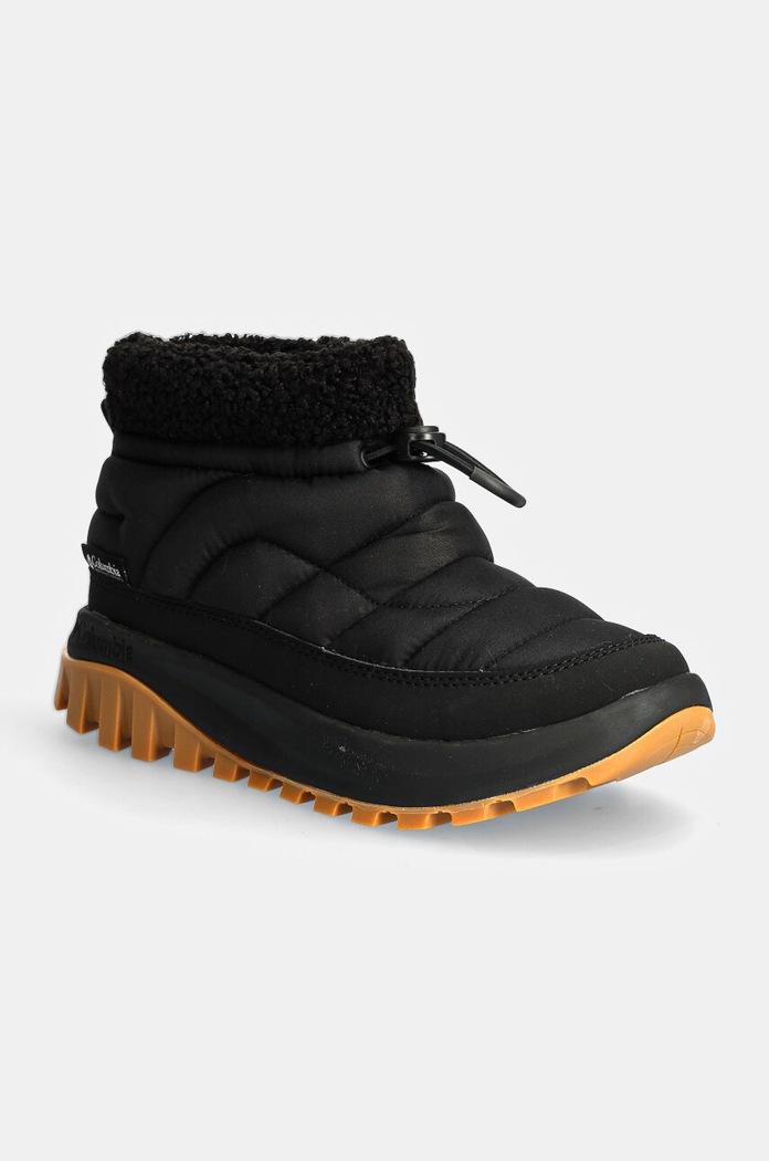 Columbia śniegowce Snowtrot Shorty syntetyczny czarny 2075121