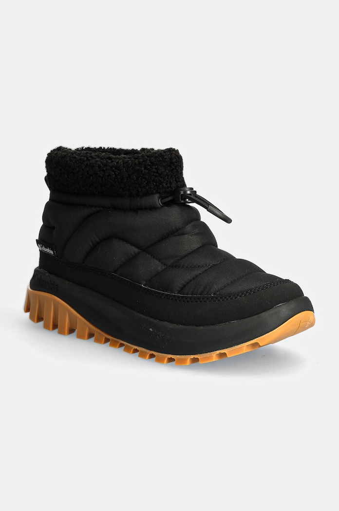 Columbia śniegowce Snowtrot Shorty syntetyczny czarny 2075121