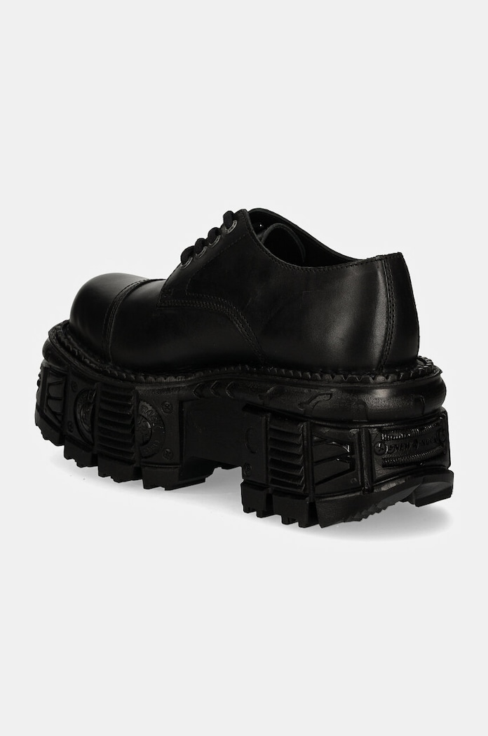 Παπούτσια Δερμάτινα κλειστά παπούτσια New Rock CRUST NEGRO + TANK NEGRO M.TANKMILI003.S1 μαύρο