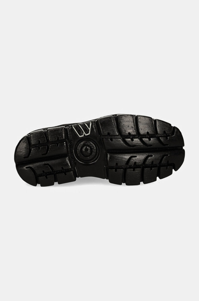 New Rock bocanci de piele CRUST NEGRO + TOWER CASCO NEGRO M.WALL083CCT.S7 negru