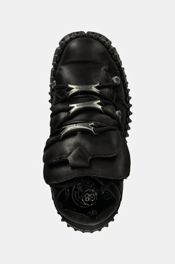 Sneakers New Rock CRUST NEGRO + TOWER CASCO NEGRO μαύρο M.WALL106.S13