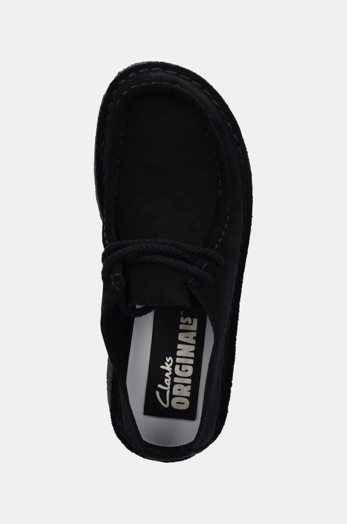 Clarks Originals scarpe in camoscio Desert Nomad nero 26178086