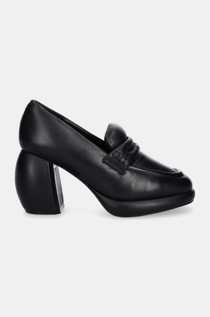 Δερμάτινες γόβες Clarks Originals CUR Loafer 1 26178343 μαύρο AW24