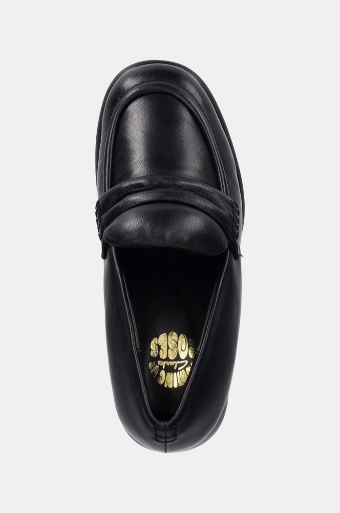 Δερμάτινες γόβες Clarks Originals CUR Loafer 1 μαύρο 26178343