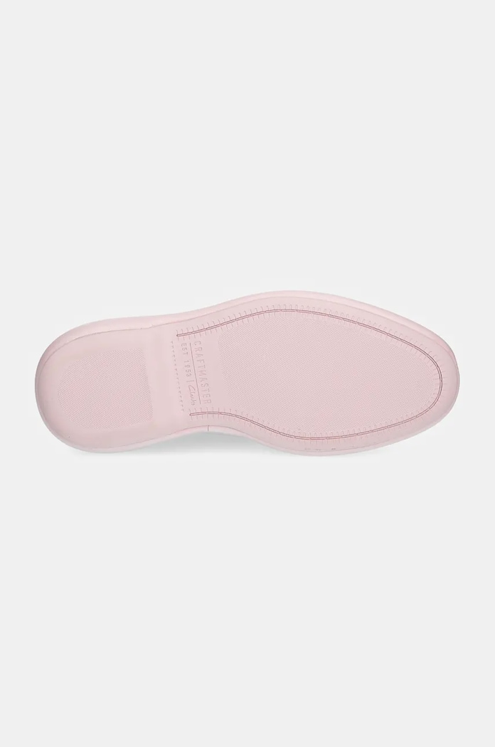 Clarks Originals scarpe in pelle CUR Oxford 1 26180961 rosa