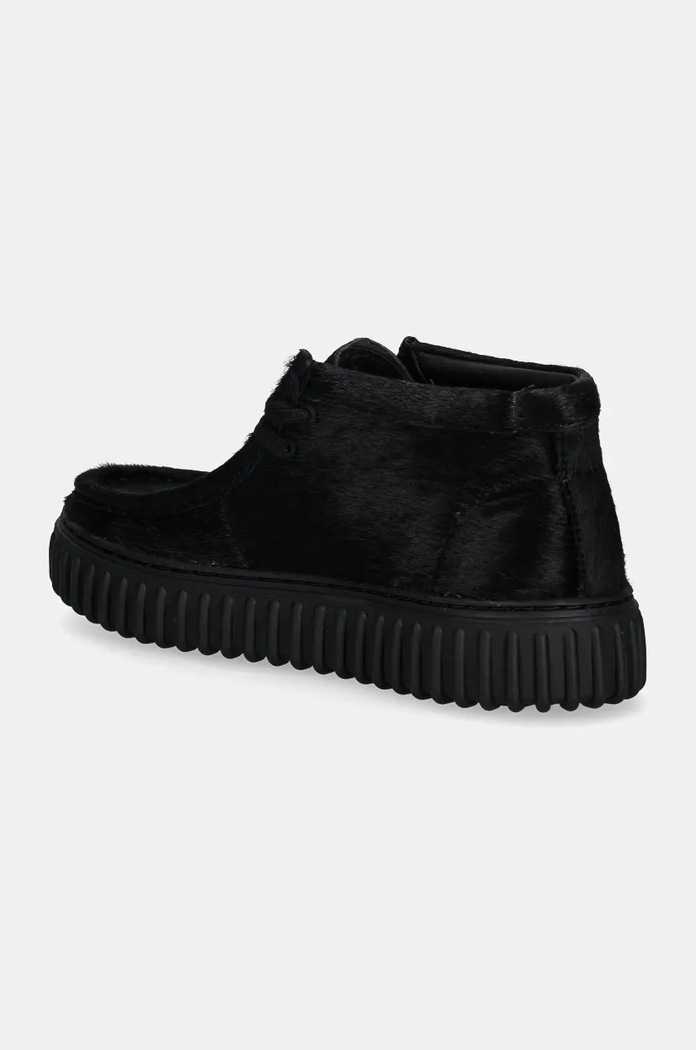 Shoes Clarks Originals leather shoes CUR Torhill Hi 26180971 black