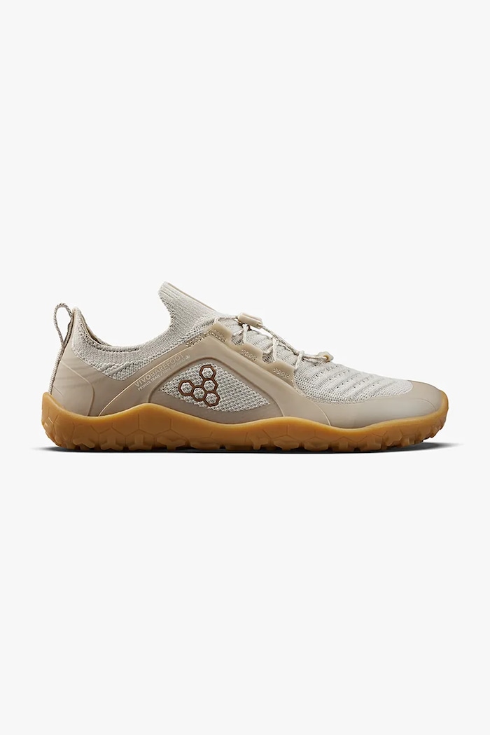 Boty Vivobarefoot Primus Trail Knit FG textilní béžová 209099