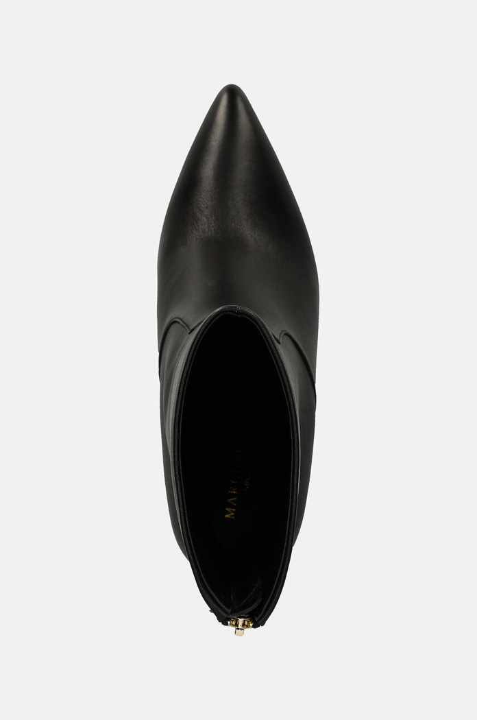 Kožené kotníkové boty Marciano by Guess černá 4YGZ15.7103A.JBLK