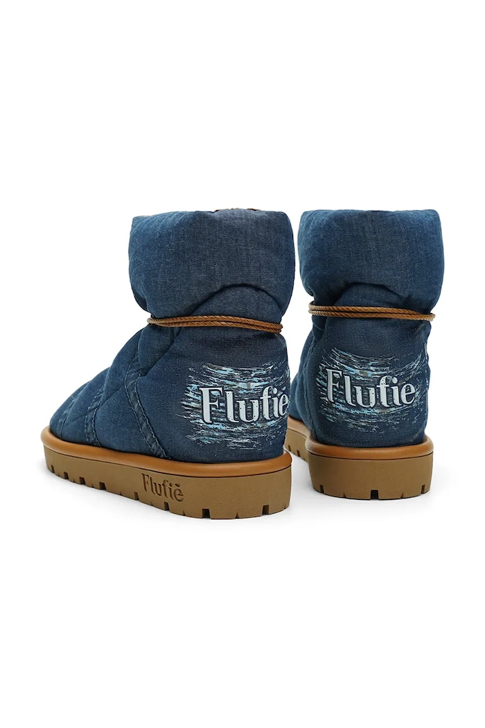 Obuwie Flufie śniegowce S10.DARK.DENIM niebieski