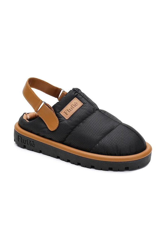 Flufie kapcie Jet Black CLG5001.JET.BLACK czarny AW24
