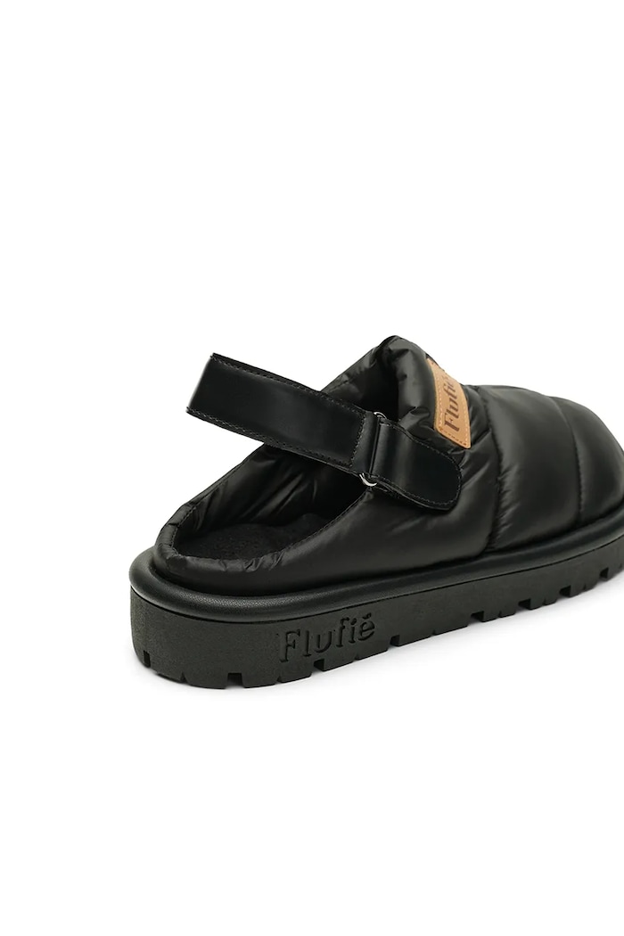 Obuća Kućne papuče Flufie Jet Black CLG5002.JET.BLACK crna