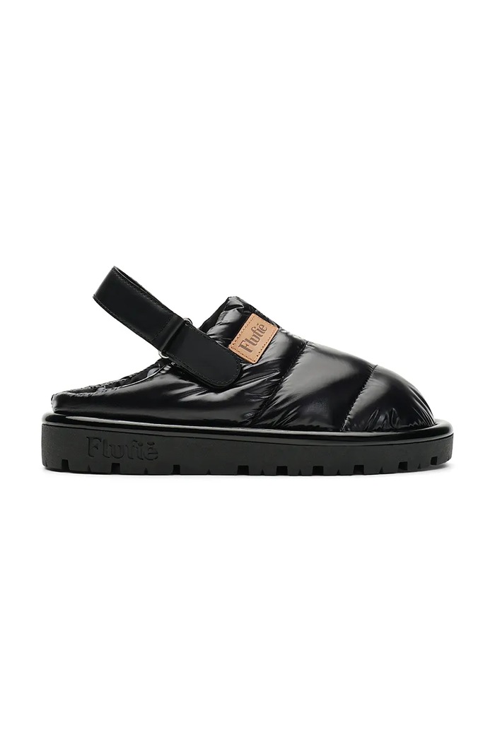 Copati Flufie Jet Black črna CLG5003.JET.BLACK