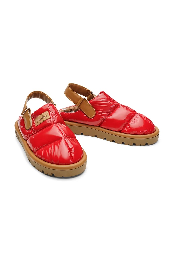 Flufie kapcie czerwony CLG5003.RED