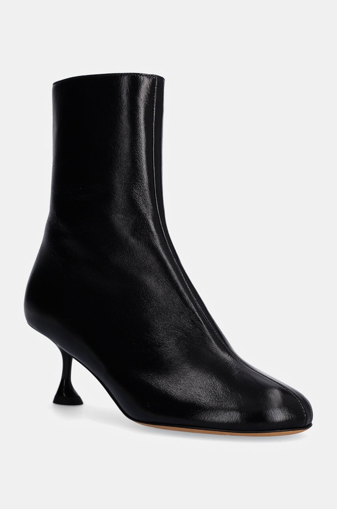 Δερμάτινες μπότες Proenza Schouler Tee Ankle στιλέτο μαύρο PS43232A.999