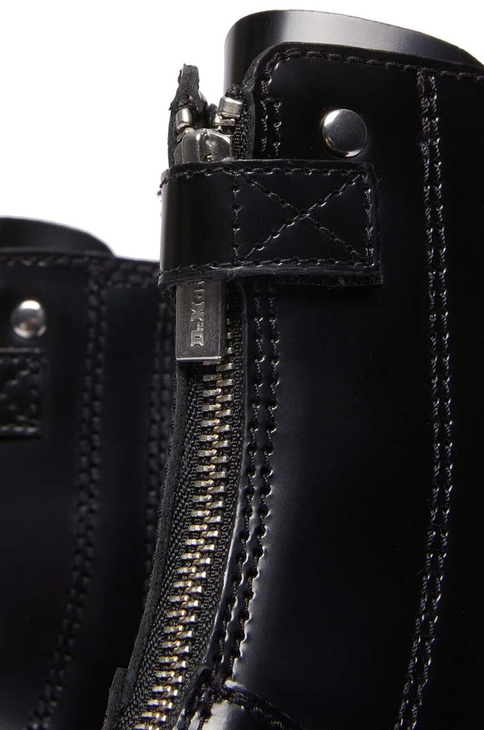 Încălțăminte Dr. Martens botine de piele Jetta Hi Max DM30976001 negru
