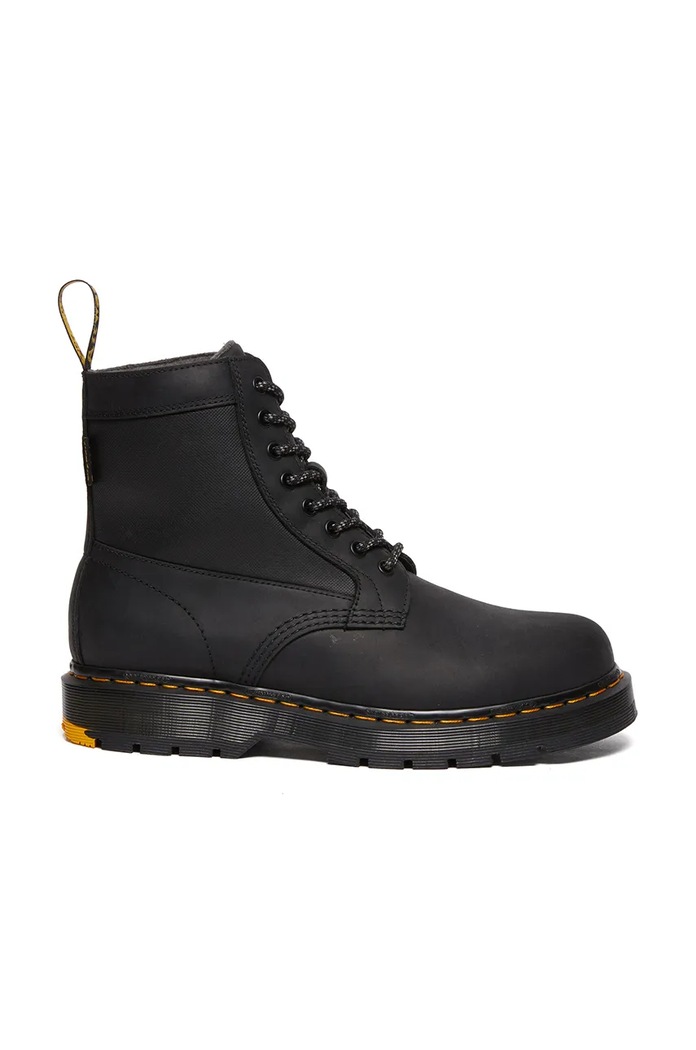Kožne čizme Dr. Martens 1460 Trinity na vezanje crna DM31190001