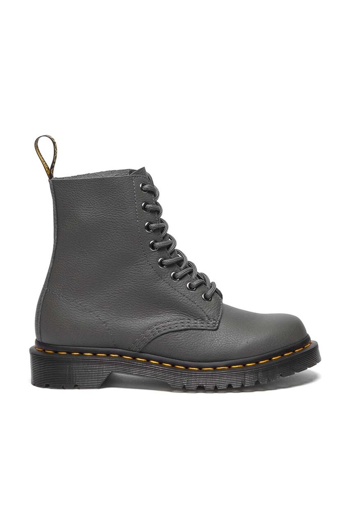 Dr. Martens stivali da motociclista in pelle 1460 Pascal non isolato grigio DM31693029