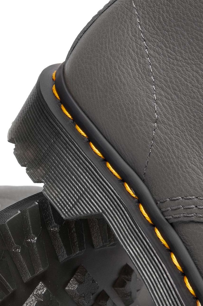 Dr. Martens stivali da motociclista in pelle 1460 Pascal grigio DM31693029